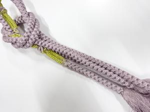 正絹　手組帯締め